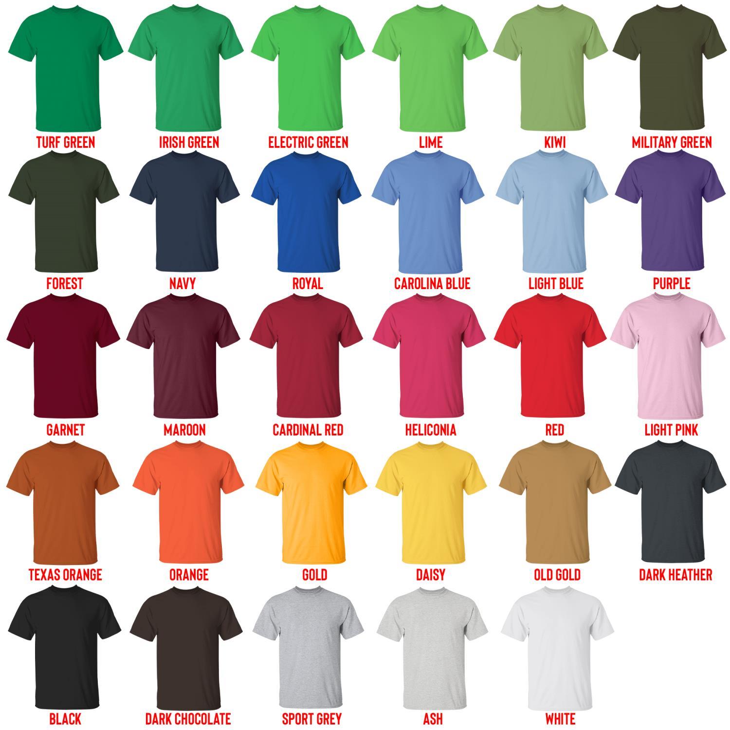 t shirt color chart - Falling In Reverse Shop