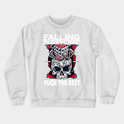 Facemask Falling In Reverse The Rest Gift For Fans Crewneck Sweatshirt Official Falling In Reverse Merch