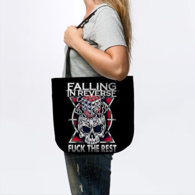 Facemask Falling In Reverse The Rest Gift For Fans Tote Official Falling In Reverse Merch