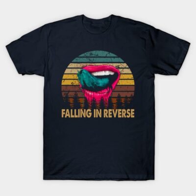 Vintage Retro Falling In Reverse Songs Lipstick Gi T-Shirt Official Falling In Reverse Merch