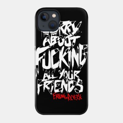 Falling In Reverse Tour Text White Black Shirt Gif Phone Case Official Falling In Reverse Merch