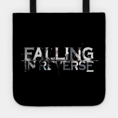 Falling In Reverse Tour Text White Black Shirt Gif Tote Official Falling In Reverse Merch