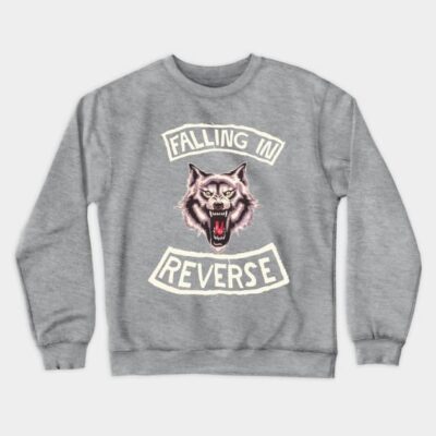 Wolf Scare Retro Vintage Falling In Reverse Tour T Crewneck Sweatshirt Official Falling In Reverse Merch