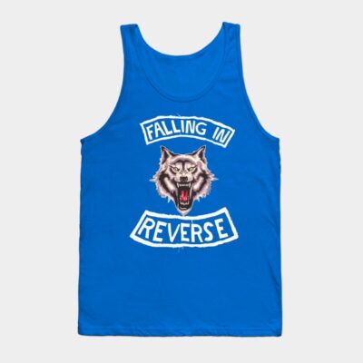 Wolf Scare Retro Vintage Falling In Reverse Tour T Tank Top Official Falling In Reverse Merch