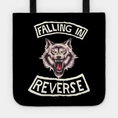 Wolf Scare Retro Vintage Falling In Reverse Tour T Tote Official Falling In Reverse Merch