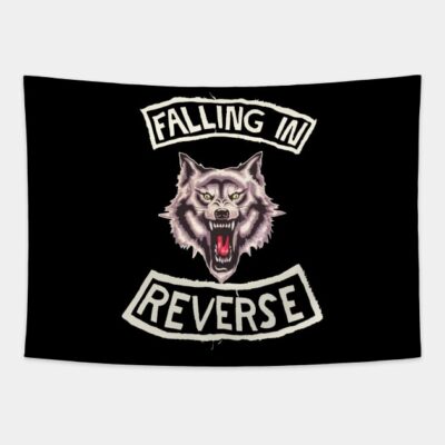 Wolf Scare Retro Vintage Falling In Reverse Tour T Tapestry Official Falling In Reverse Merch