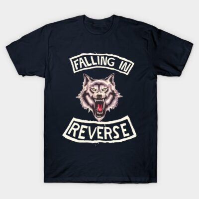 Wolf Scare Retro Vintage Falling In Reverse Tour T T-Shirt Official Falling In Reverse Merch