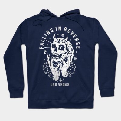 Skull Lasvegas Vintage Falling In Reverse Tour Bla Hoodie Official Falling In Reverse Merch