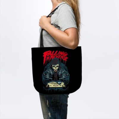 Play Musics Falling In Reverse Drugs Lyrics Gift F Tote Official Falling In Reverse Merch