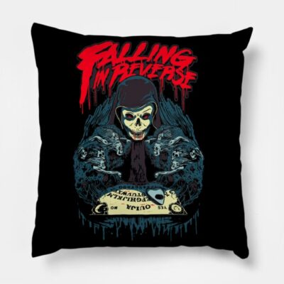 Play Musics Falling In Reverse Drugs Lyrics Gift F Throw Pillow Official Falling In Reverse Merch