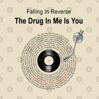 The Drug In Me Is You Lyrics Illustrations Phone Case Official Falling In Reverse Merch