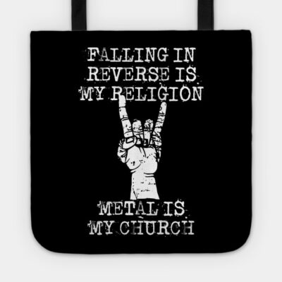 Falling In Reverse Is My Religion Tote Official Falling In Reverse Merch