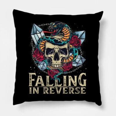 Falling In Reverse Throw Pillow Official Falling In Reverse Merch