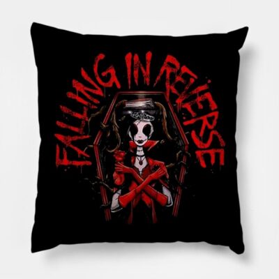 Falling In Reverse Throw Pillow Official Falling In Reverse Merch