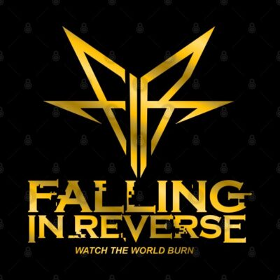 Watch The World Burn By Falling In Reverse Throw Pillow Official Falling In Reverse Merch