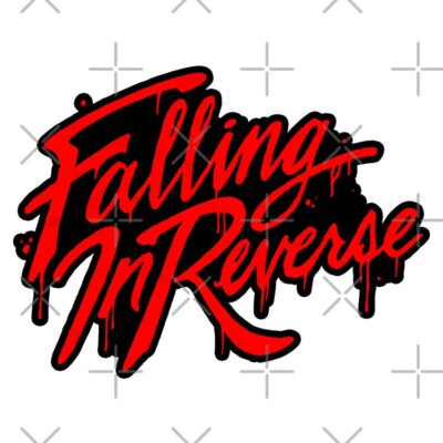 Red Fall Text Tote Bag Official Falling In Reverse Merch