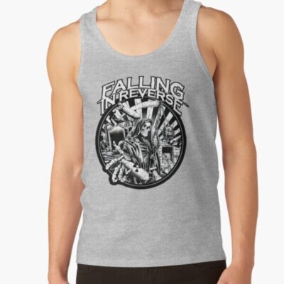 Skull Weapon Tank Top Official Falling In Reverse Merch