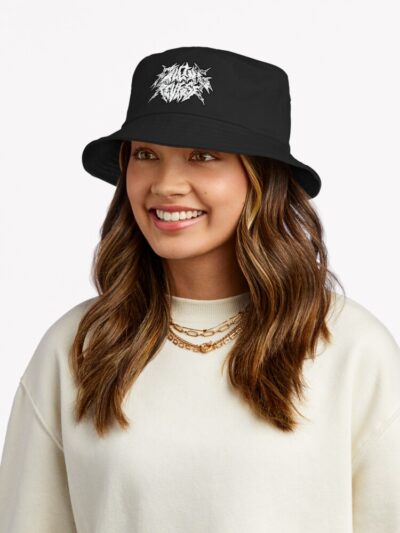 White Logo Bucket Hat Official Falling In Reverse Merch