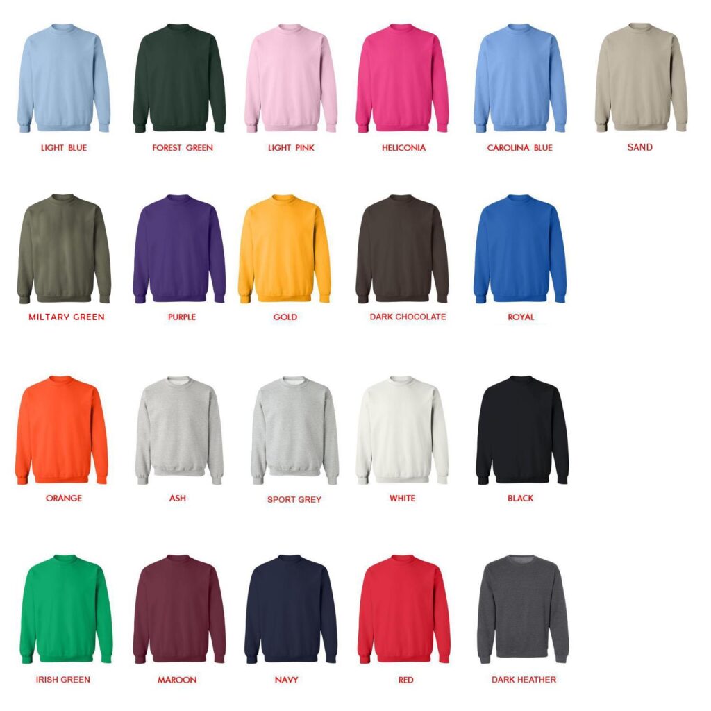 sweatshirt color chart - Falling In Reverse Shop