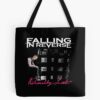 Falling In Reverse Tote Bag Official Falling In Reverse Merch