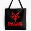 Falling In All Over Prin Tote Bag Official Falling In Reverse Merch