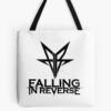 Falling In All Over Prin Tote Bag Official Falling In Reverse Merch