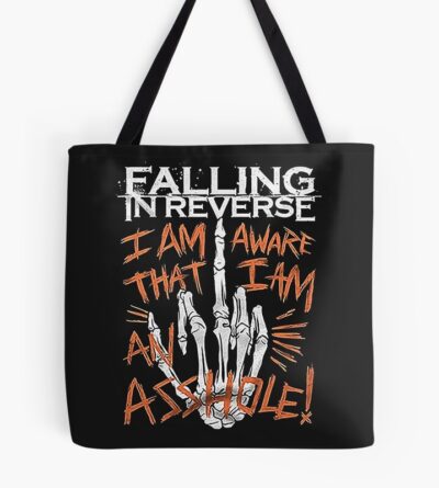 Falling In Reverse Tote Bag Official Falling In Reverse Merch