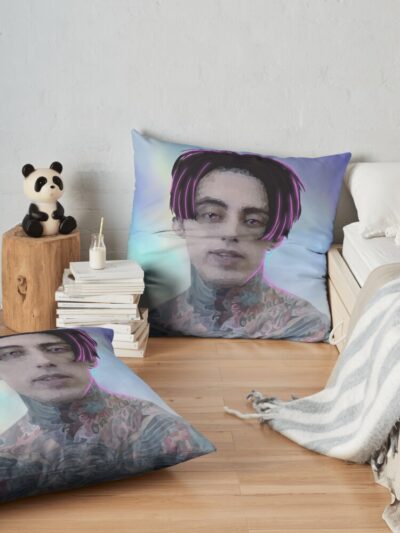 Ronnie Radke Throw Pillow Official Falling In Reverse Merch