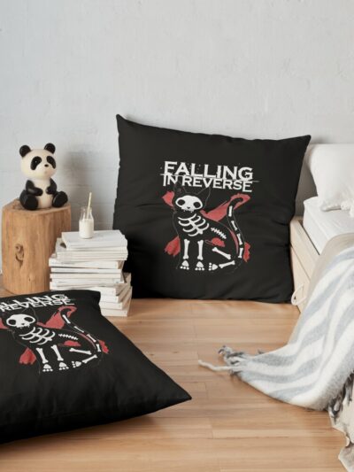 Throw Pillow Official Falling In Reverse Merch