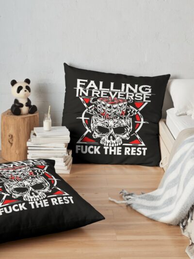 Falling In Reverse Throw Pillow Official Falling In Reverse Merch