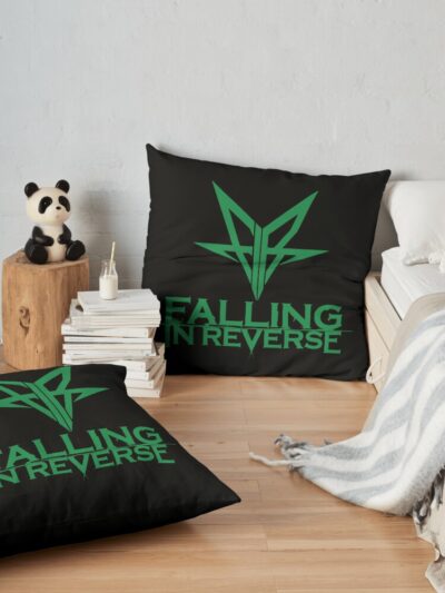 Falling In Throw Pillow Official Falling In Reverse Merch