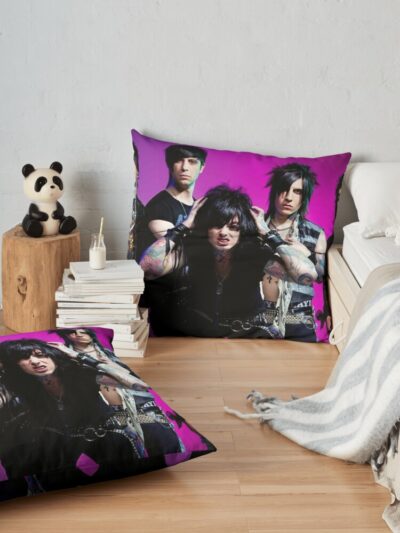 I'M Not A Vampire Throw Pillow Official Falling In Reverse Merch