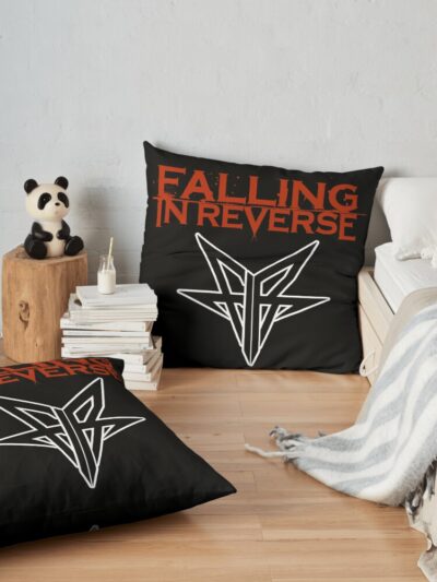 Falling In Reverse Throw Pillow Official Falling In Reverse Merch