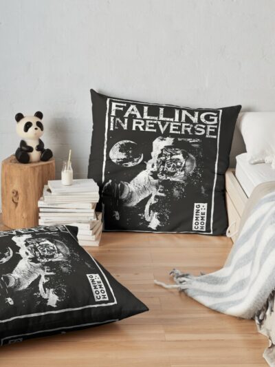 Falling In Reverse Throw Pillow Official Falling In Reverse Merch