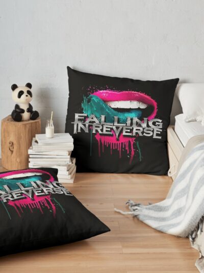 Throw Pillow Official Falling In Reverse Merch