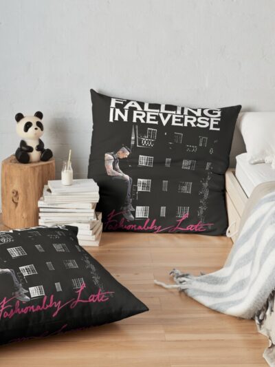 Falling In Reverse Throw Pillow Official Falling In Reverse Merch