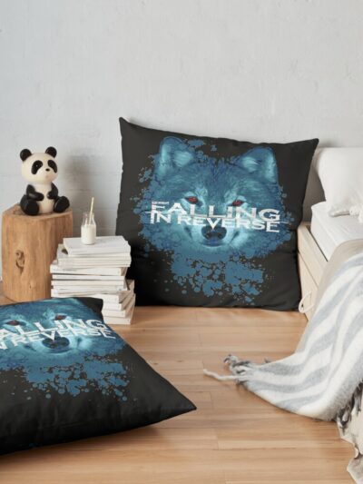 Falling In Reverse Throw Pillow Official Falling In Reverse Merch