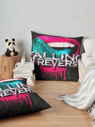 Falling In Reverse Throw Pillow Official Falling In Reverse Merch