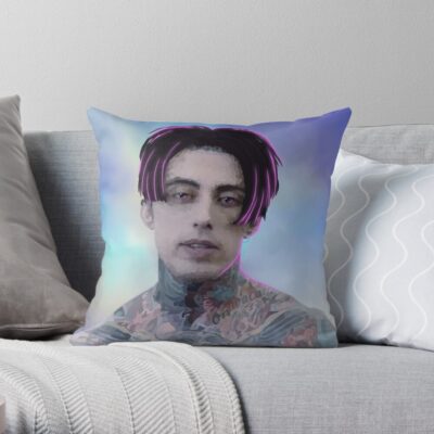 Ronnie Radke Throw Pillow Official Falling In Reverse Merch