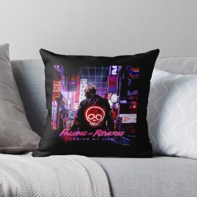 Falling In Reverse Throw Pillow Official Falling In Reverse Merch