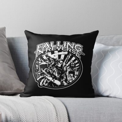 Falling In Reverse Throw Pillow Official Falling In Reverse Merch