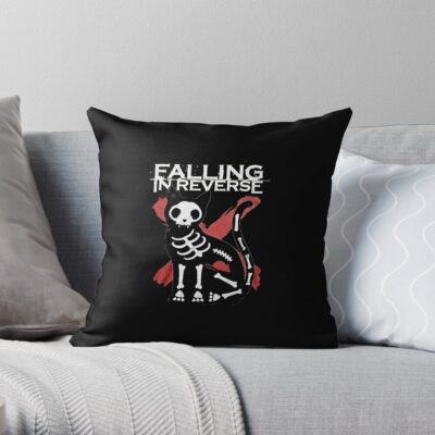 Throw Pillow Official Falling In Reverse Merch