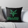 Falling In Throw Pillow Official Falling In Reverse Merch