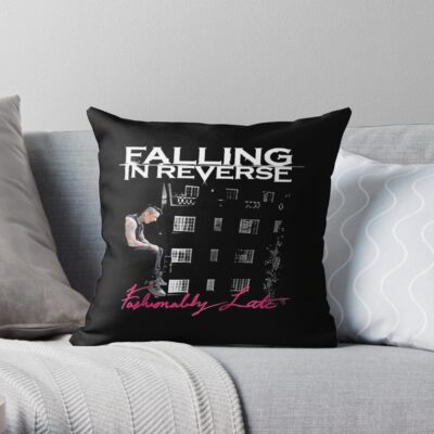 Falling In Reverse Throw Pillow Official Falling In Reverse Merch