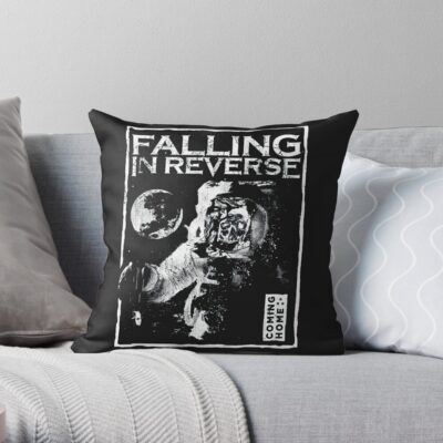 Falling In Reverse Throw Pillow Official Falling In Reverse Merch