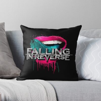 Throw Pillow Official Falling In Reverse Merch