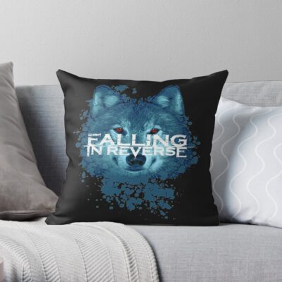 Falling In Reverse Throw Pillow Official Falling In Reverse Merch