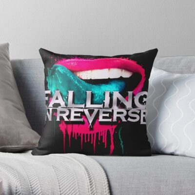 Falling In Reverse Throw Pillow Official Falling In Reverse Merch