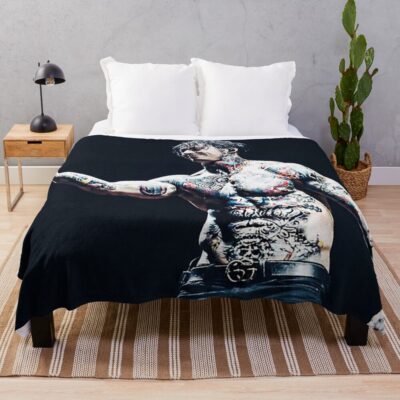 Best Fucek Throw Blanket Official Falling In Reverse Merch