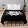 White Logo Throw Blanket Official Falling In Reverse Merch